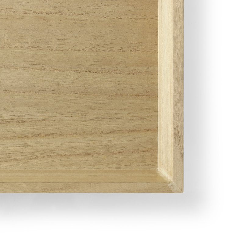 Basic Wood Tray Set - 12" x 16", Oak - 2 Pack