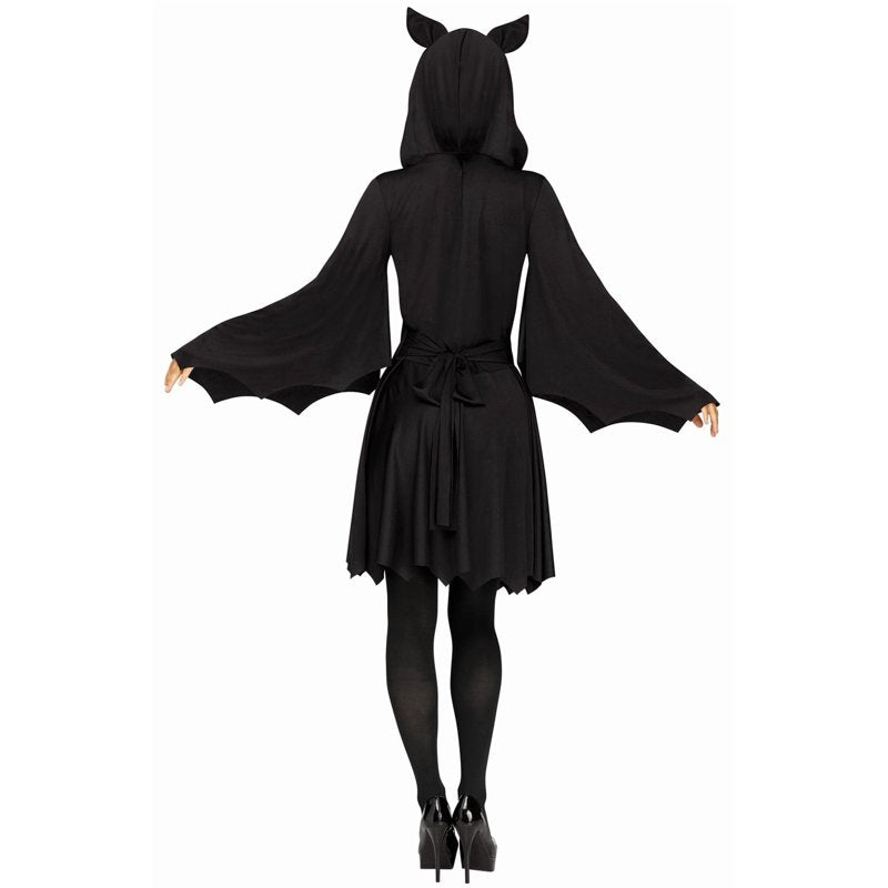 Women's Sassy Bat Costume S/M - Halloween Dress for Adults