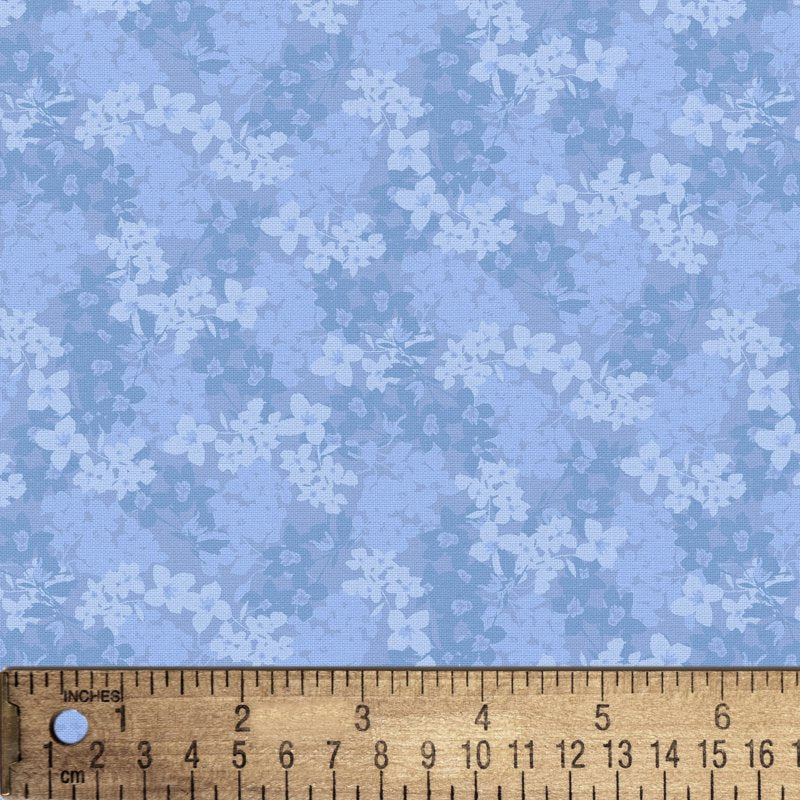 100% Cotton Quilting Fabric 1 Yard - Floral Pattern for Sewing & Crafts