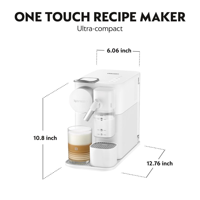 Espresso & Coffee Machine with 19 Bar Pressure - White
