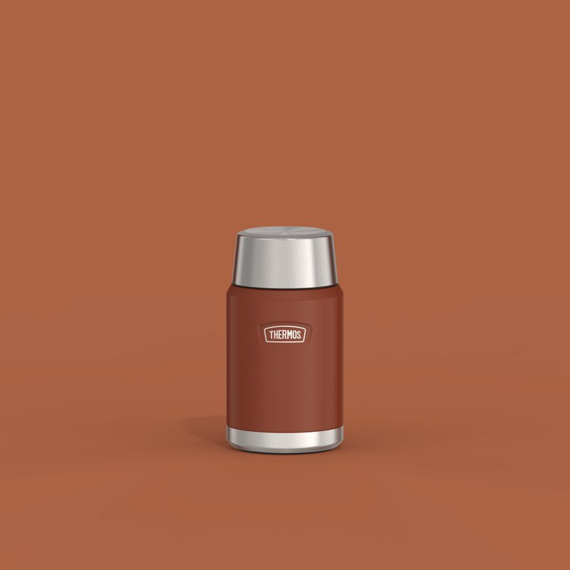 24oz Stainless Steel Insulated Food Jar with Spoon - Saddle
