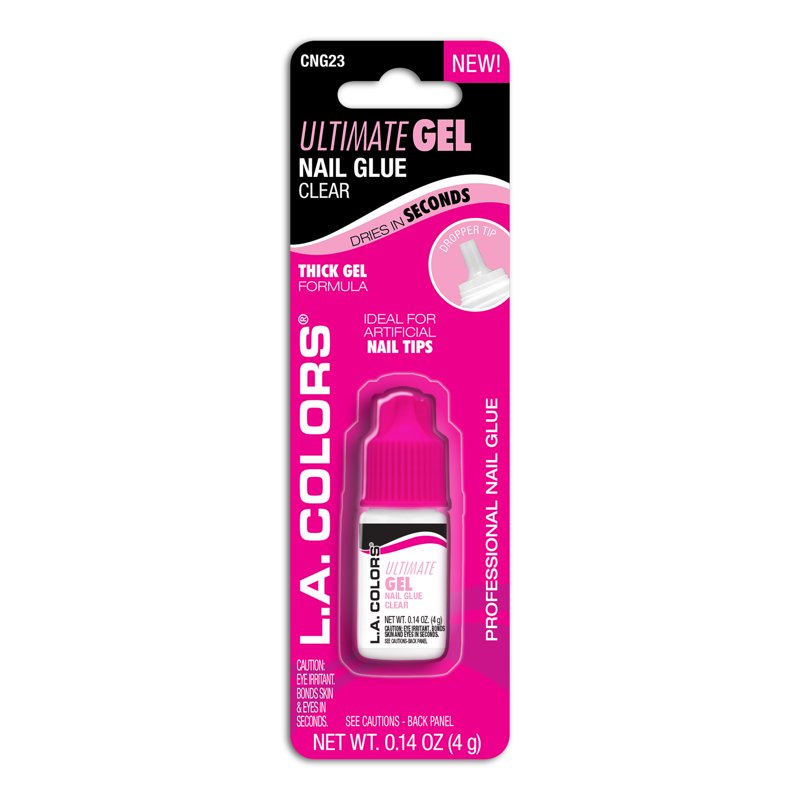 Ultimate Nail Glue - Brush On Clear Gel for Artificial Nails
