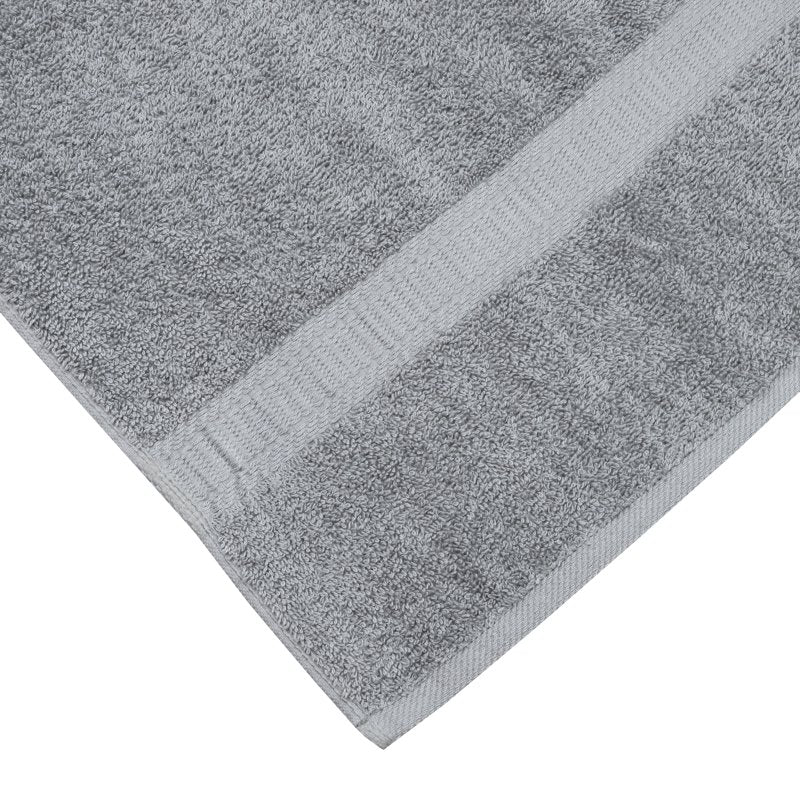 Mainstays Basic Cotton Bath Sheet - 30x60 Inches, School Grey