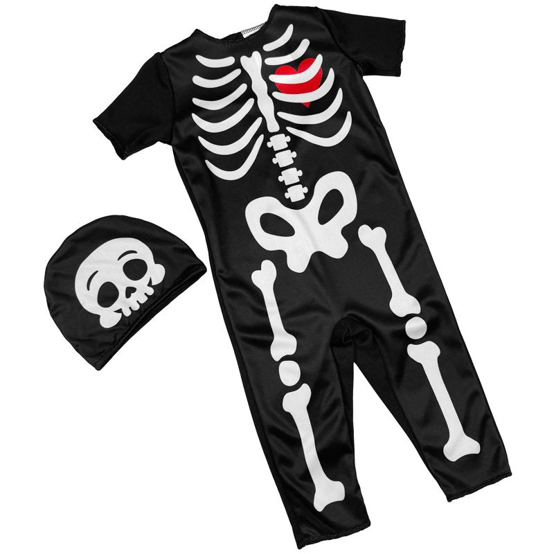 Infant Skeleton Halloween Costume 6-12 Months Baby Costume by Way to Celebrate