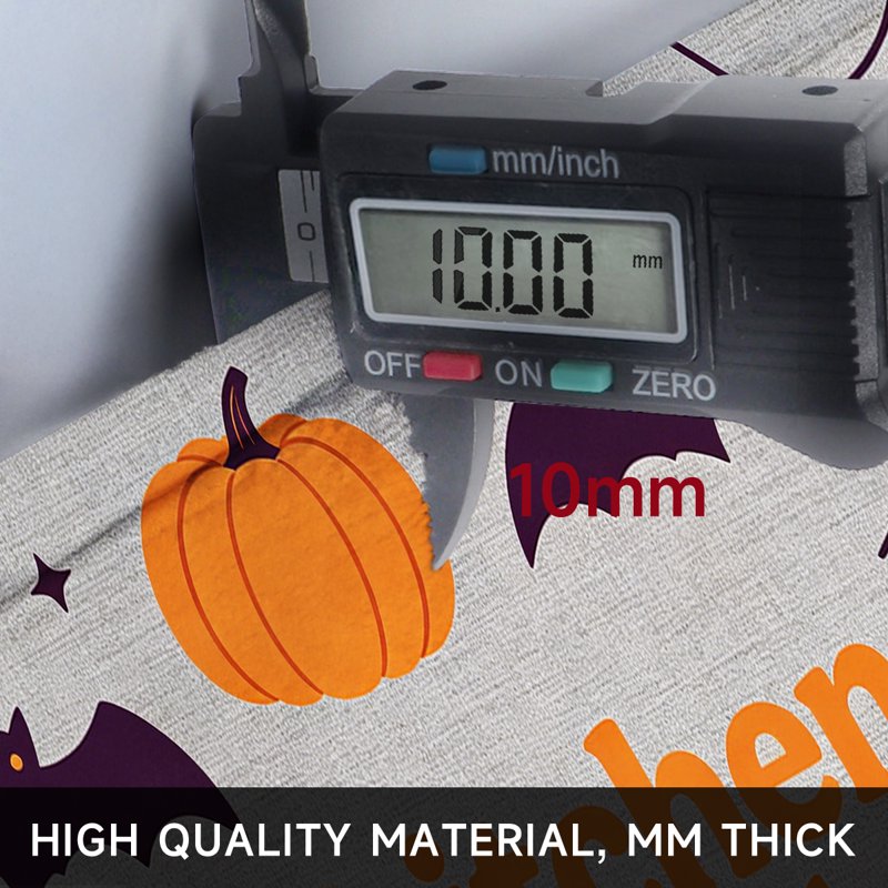 Halloween Pumpkin Lanterns 8 Pack - 15.7x23.6 & 17.7x47.2 Inches - Versatile Flannel Floor & Kitchen Rugs, Non-Slip Entryway Decor