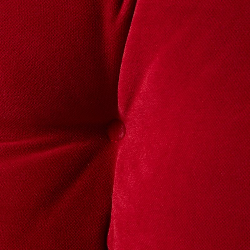 Hyatt 4-Piece Scarlet Microfiber Kitchen Nook Cushion Set