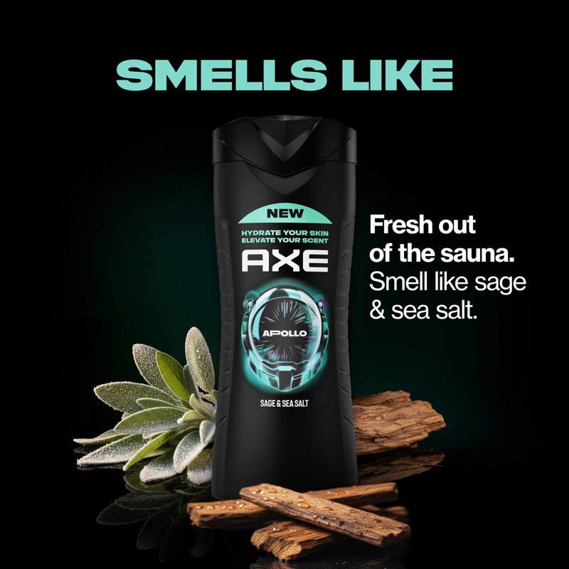 Sage & Cedarwood Men's Body Wash - 12-Hour Odor Protection & Moisturizing