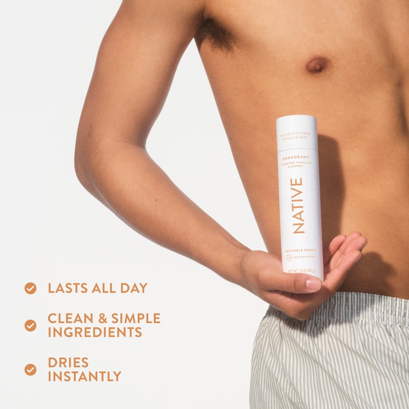 Aluminum-Free Deodorant Spray, 72-Hour Odor Protection, 3.5oz