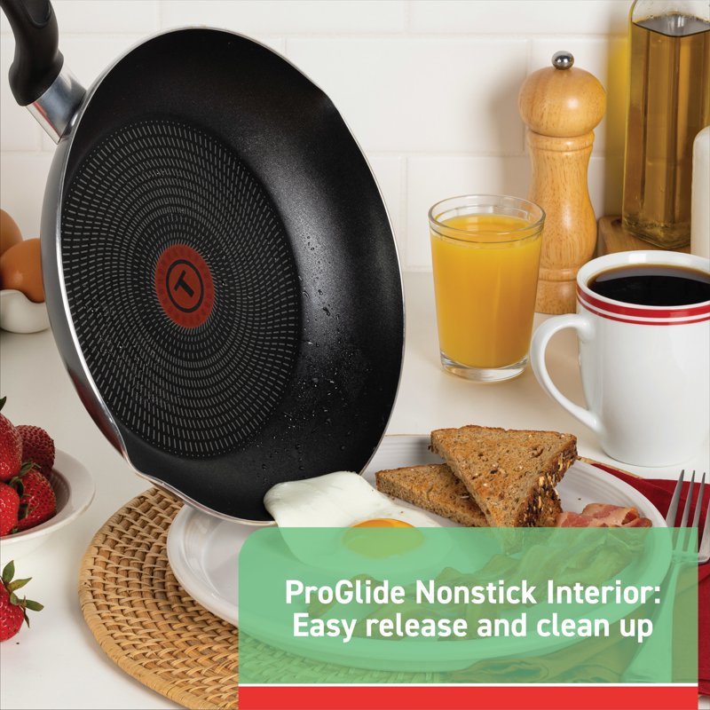 12-Piece Nonstick Cookware Set - Easy Care - Grey