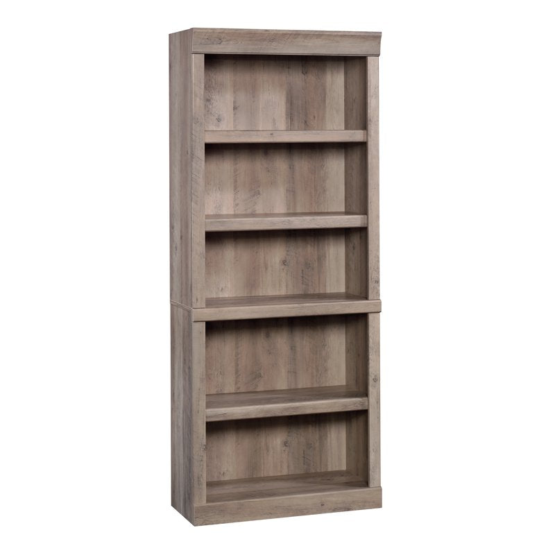 5-Shelf Bookcase in Rustic Gray - Glendale Collection