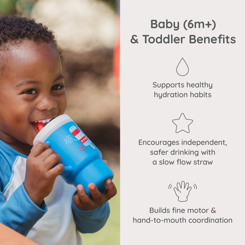 My 1st Tumbler Toddler Training Cup with Straw - Popsicle
