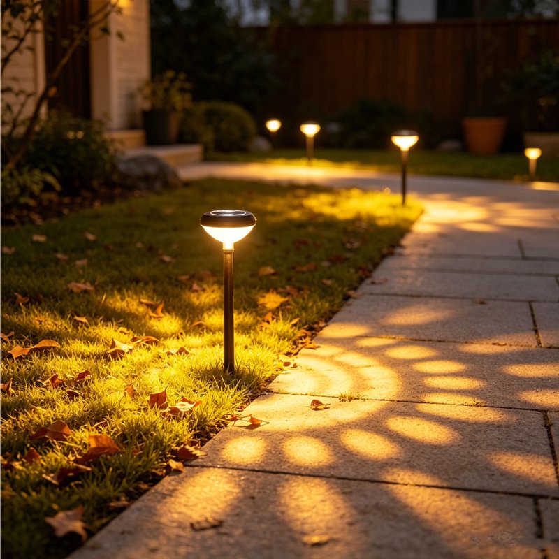 Solar Water Droplet Projection Garden Stake Light - Colorful Ambient Lighting - M Variation