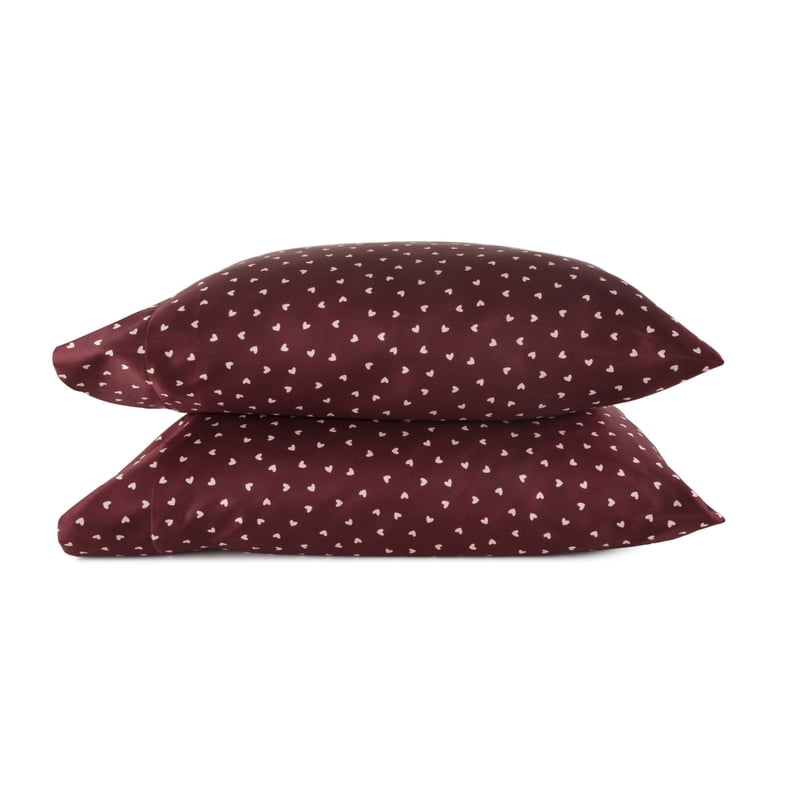 Seduction Merlot Rose Satin Pillowcases 2-Pack - Silky Smooth for Hair & Skin