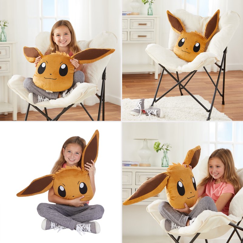Pokemon Eevee Plush Pillow Buddy for Kids - Soft Cuddle and Decorative Toy