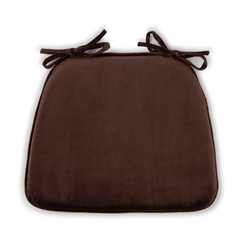 Memory Foam Chair Cushion - Brown, 17.5” x 14.75”, Single