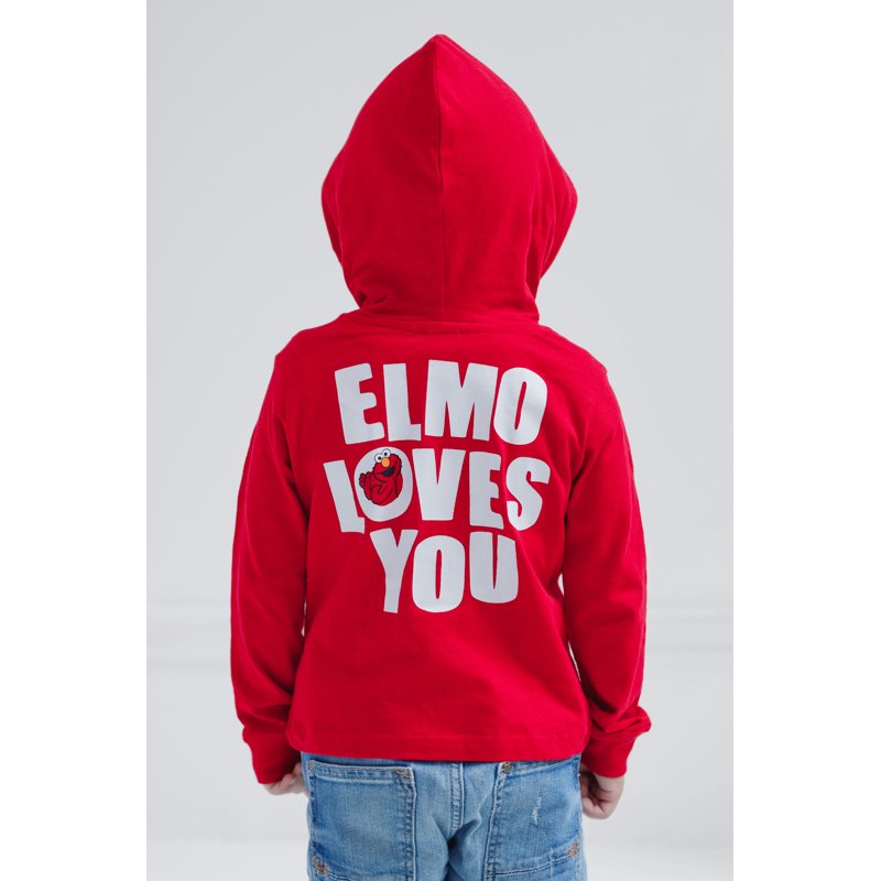 Elmo Family Matching Hoodie - Infant to Toddler, Red, 18 Months