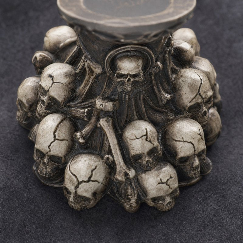 Skull Planter Skeleton Flowerpot Ornament - 3.9 Inch N Halloween Decor