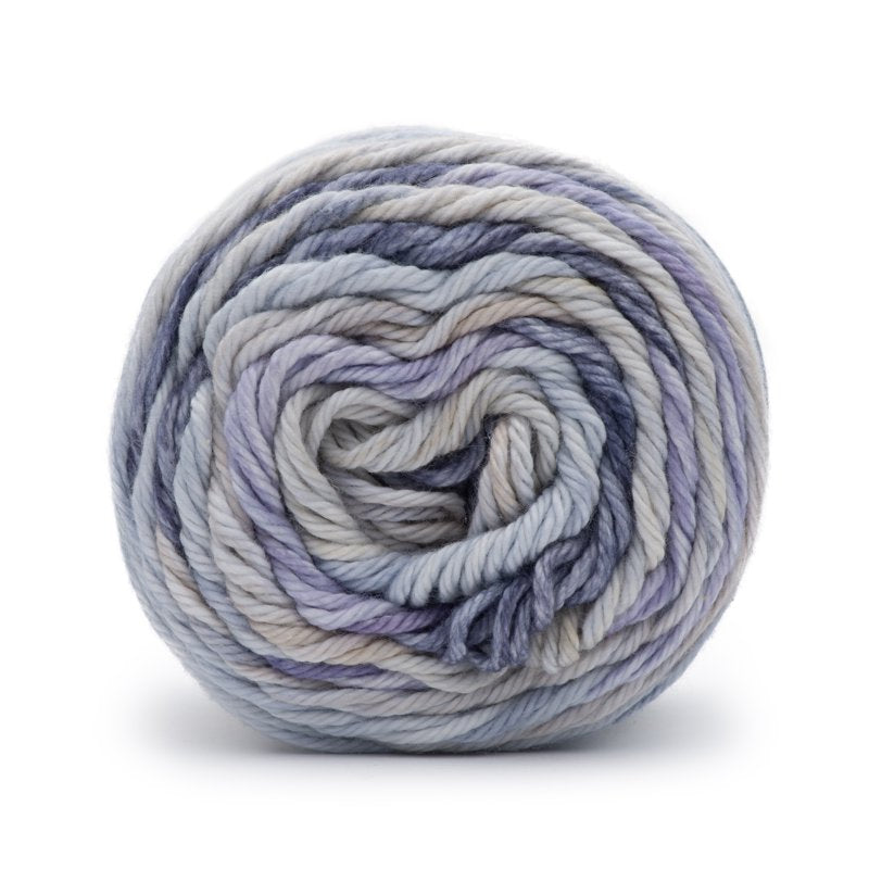 Cotton Yarn for Knitting & Crocheting - Denim Stripe 4 Medium, 2oz, Single
