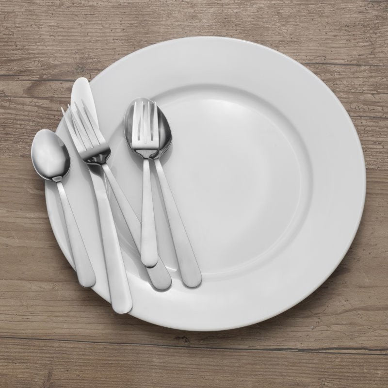 20-Piece Stainless Steel Flatware Set - Calla, Service for 4