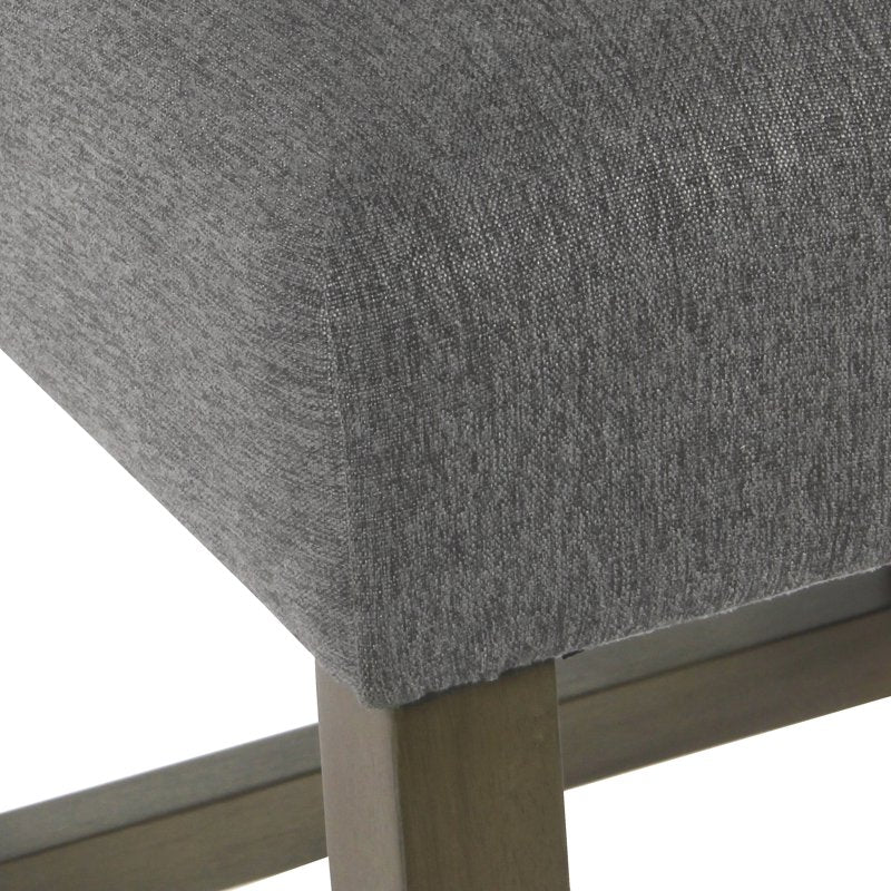 Modern Counter Stool with Cushion - Gray