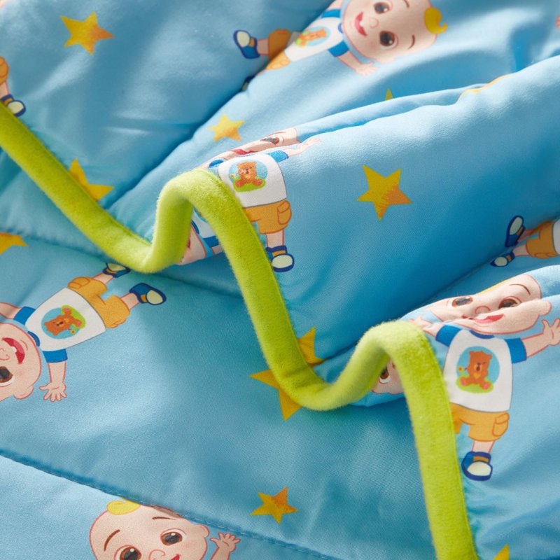 Cocomelon Super Soft Travel Nap Mat for Kids - Blue, 26x46 Inches