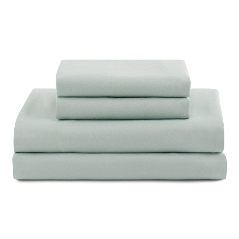 Mainstays Reversible Bed-in-a-Bag Comforter and Sheet Set - Queen, Green Geo
