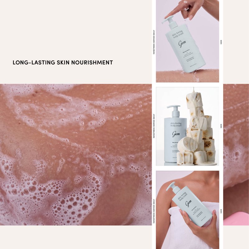 Hydrating Body Wash with Hyaluronic Acid & Shea Butter - 500mL