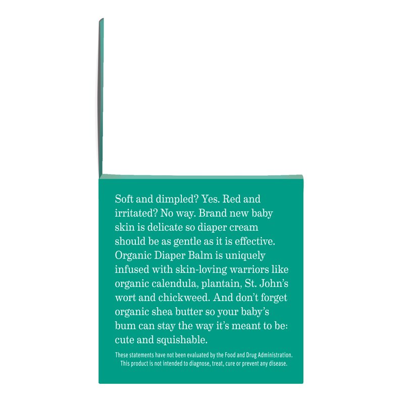 Organic Diaper Balm - Soothing Herbal Skin Ointment for Newborns & Infants