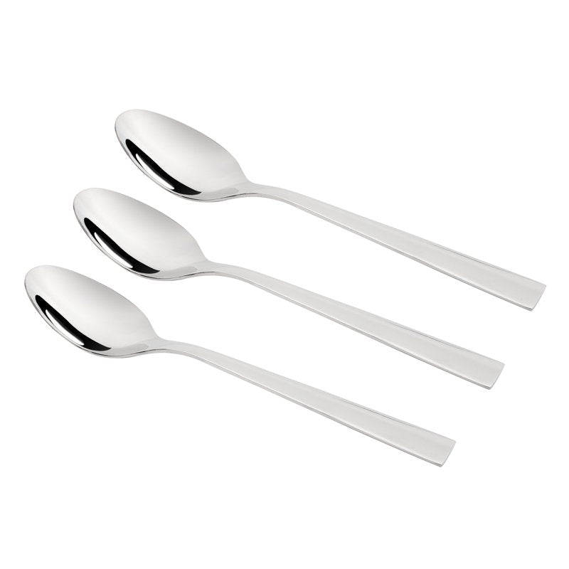 Chiazza Stainless Steel Teaspoons - 3 Piece Set - Silver