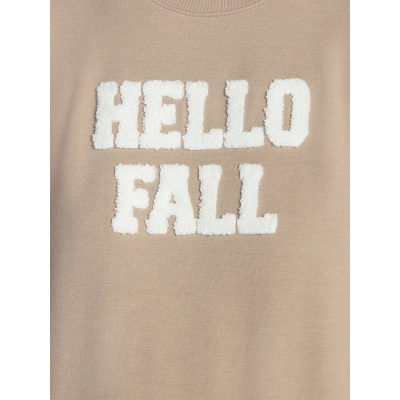 Terrace Beige Women's Halloween Fall French Terry Lounge Sleep Top XS-3X