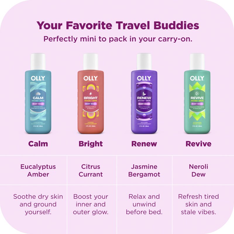 Mini Body Wash Gift Set - 4 Mood + Skin Variants