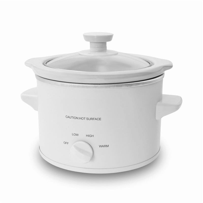 1.5-Quart Mini Slow Cooker - Compact Electric Food Cooker with Removable Pot
