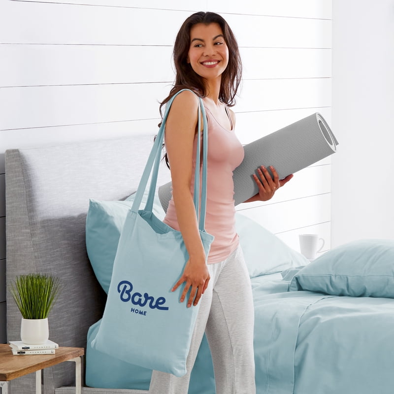 King Light Blue Cotton Flannel Deep Pocket Sheet Set - 4 Pieces