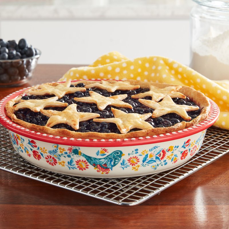 9-Inch Round Ceramic Pie Pan - The Pioneer Woman