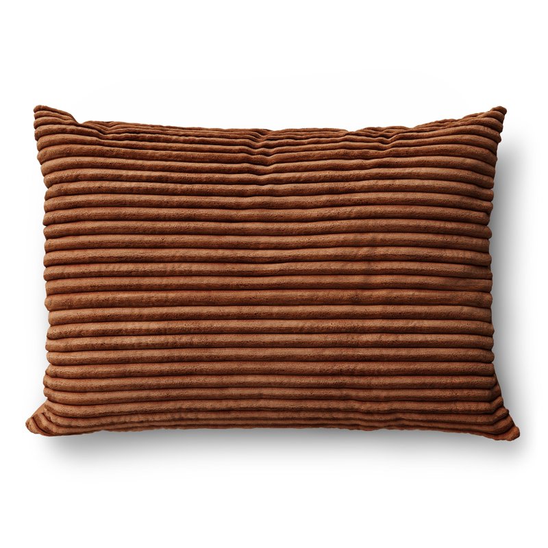 Kids Orange Comforter Set - Twin, Plush Ribbed Corduroy 2 Pieces