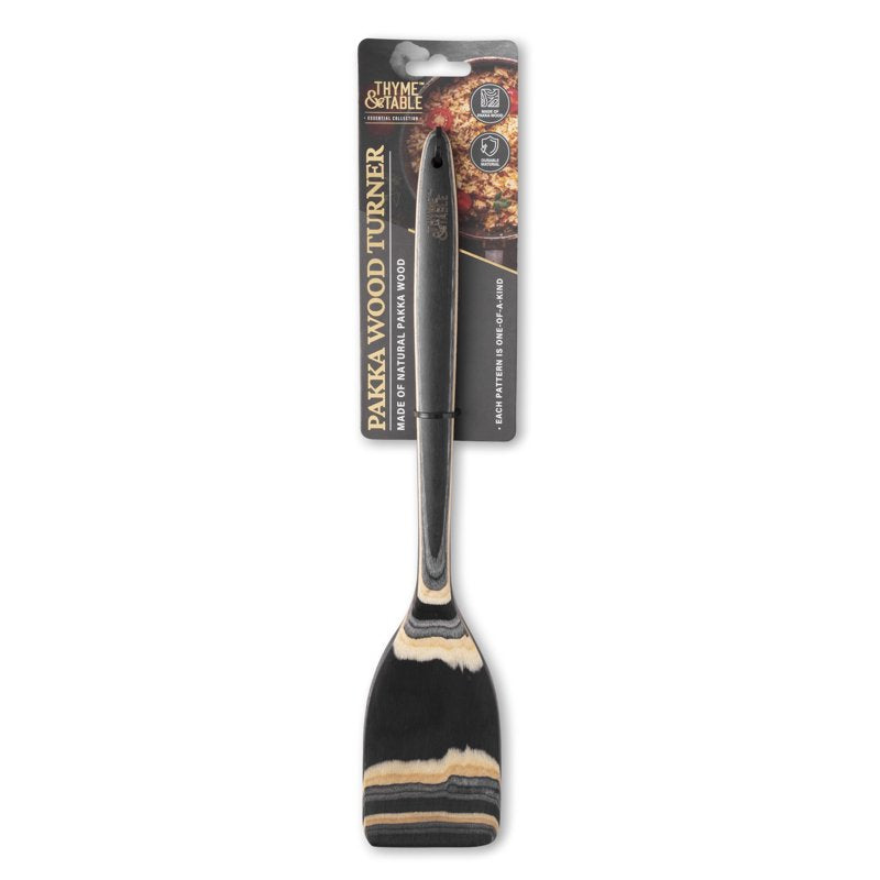 Pakka Wood Turner in Black - Unique Grain, Comfortable Grip