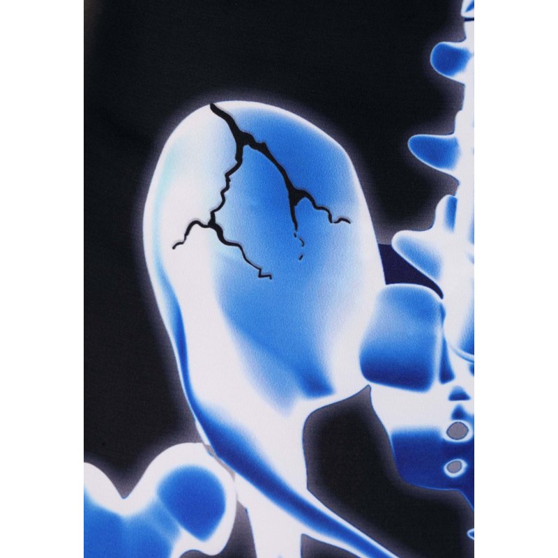 Women's X-Ray Skeleton Jumpsuit Costume S - Spooky Skeleton Fancy Dress