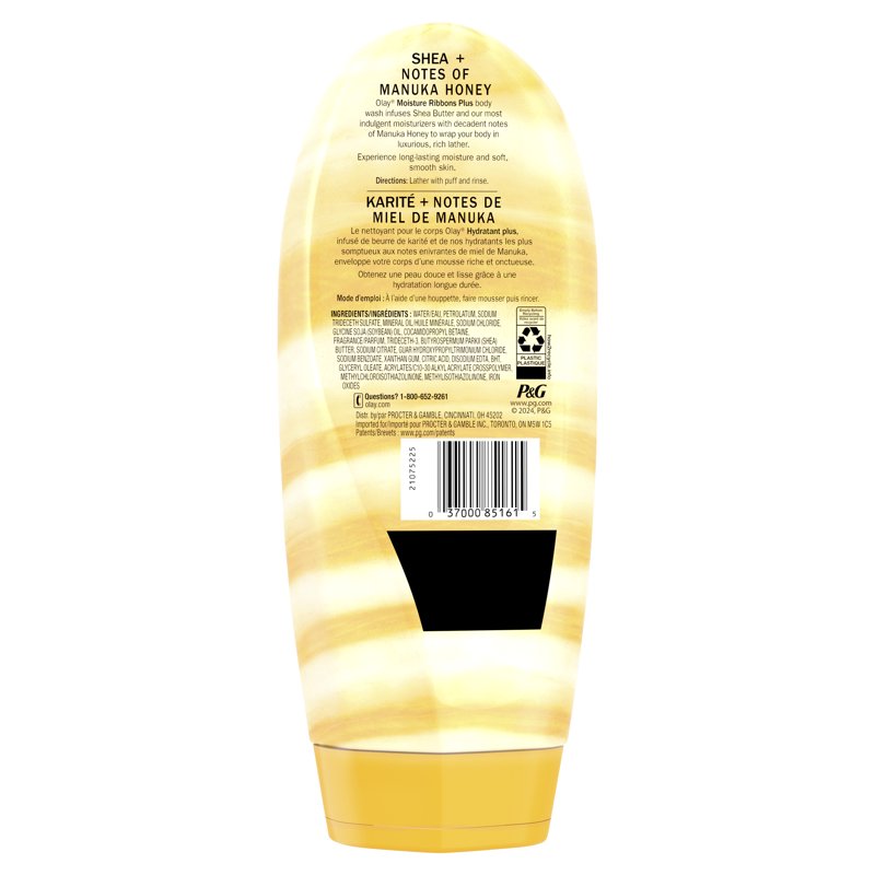 Moisture Ribbons Body Wash with Shea Butter & Manuka Honey - 18 fl oz