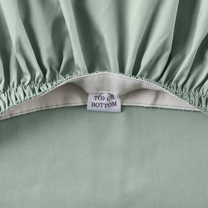 Better Homes & Gardens 4-Piece Green River Cotton Percale Bed Sheet Set - Full Variation