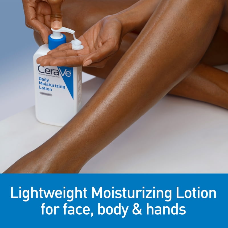 Daily Moisturizing Face and Body Lotion with Hyaluronic Acid - 12 fl oz