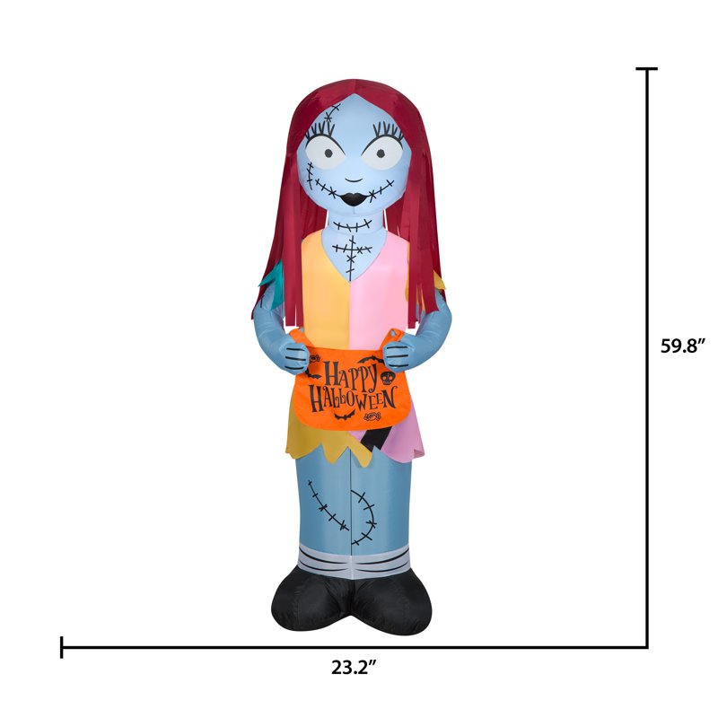 Sally Nightmare Before Christmas Inflatable Halloween Sack - Variation of Sally