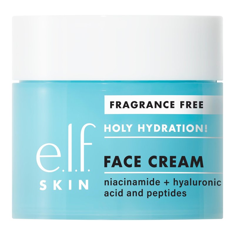 Fragrance-Free Face Cream with Hyaluronic Acid & Peptides - 1.7oz