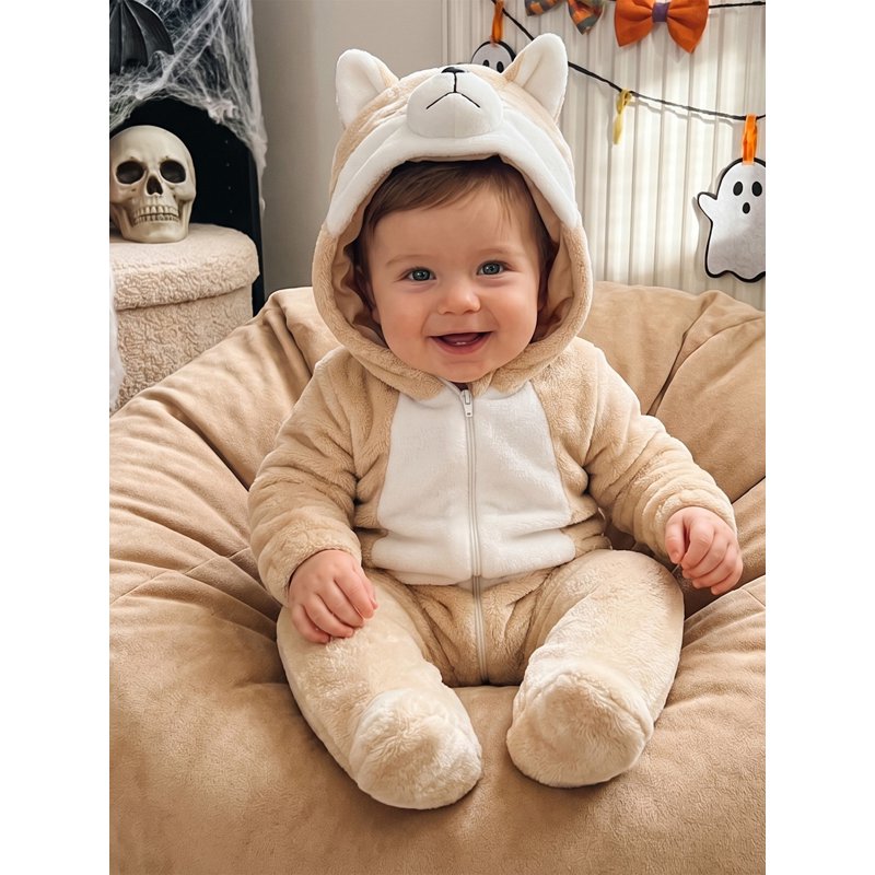 Kids Toddler Baby Halloween Frog Dog Costume - Apricot, 12-18 Months