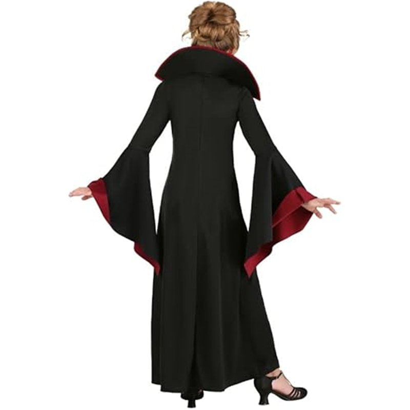Girls Vampire Costume Dress Halloween Party Dress-Up Winered XL 12-14