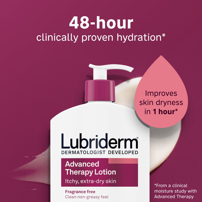 Advanced Therapy Fragrance-Free Body Lotion for Dry Skin, 32 Fl oz