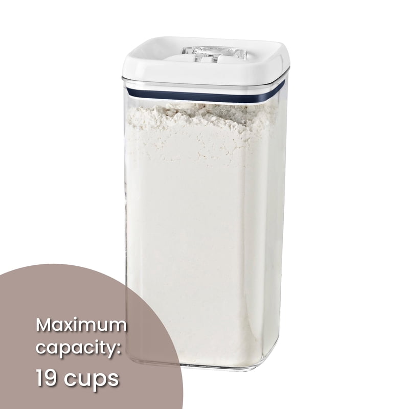 19 Cup Airtight Food Storage Container - 2 Pack, BPA-Free, Stackable