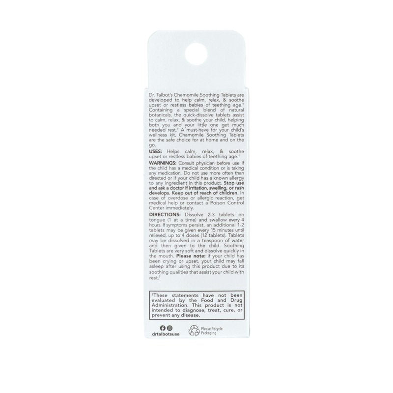 Chamomile Soothing Tablets for Teething Infants, 140 Count