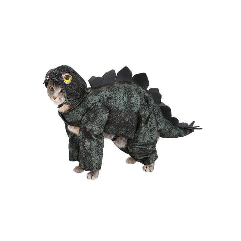 Dog Costume - Stegosaurus Dinosaur Plush Suit XL - Pet Dinosaur Outfit