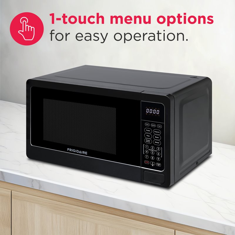 0.7 Cu. ft. Countertop Microwave Oven - 700 Watt, Black