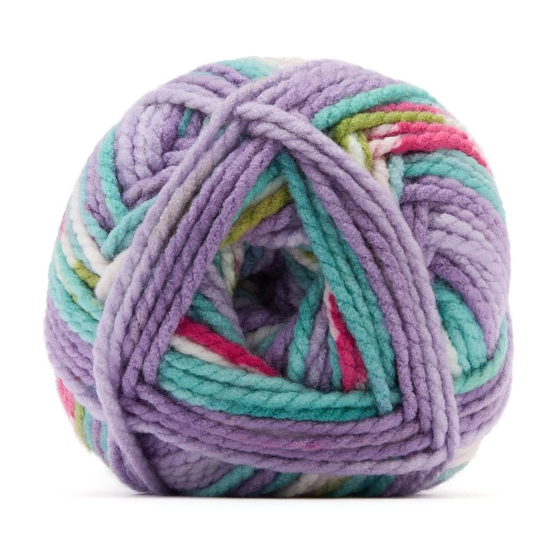 (2 Pack) Premier Yarns Bloom Chunky Big Yarn - Wildflower Bulky Acrylic for Knitting & Crocheting